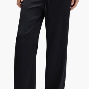 Mango Satin Drawstring Pants